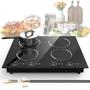 Imagem de VBGK Cooktop de Indução 30" 6000W com 4 Queimadores e Controle Touch