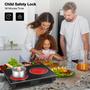 Imagem de VBGK Cooktop Elétrico Duplo 3000W com 10 Níveis de Aquecimento e Timer (Preto)