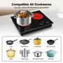 Imagem de VBGK Cooktop Elétrico Duplo 3000W com 10 Níveis de Aquecimento e Timer (Preto)