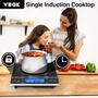 Imagem de VBGK Induction Cooktop 1800W, Portátil, 9 Níveis, Controle Touch, 110V