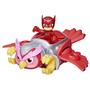 Imagem de Veículo Deluxe Animal Rider PJ Masks - Hasbro - Owlette com Figura de Ação e Brinquedo Coruja