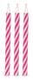 Imagem de Vela Aniversário Palitinho Espiral Pink e Branco - 16 unid - Silverfestas