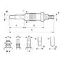 Imagem de Vela aquecedora sprinter cdi 311/313/413  01/  grand cherokee 2.7 01/04 magneti marelli