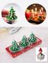 Imagem de Vela De Natal Decorativa 3D Personalizada Enfeite De Mesa Bo