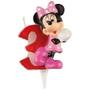 Imagem de Vela Escultura 3D Numeral Minnie - Nº 3