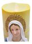 Imagem de Vela Led Luminária Sagrado Coração De Maria 17.5cm Resina