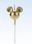 Imagem de Vela Mickey 360 Dourada Disney Silver Festas - Rizzo