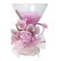 Imagem de Vela Parafina Decorativa Media Larga Festas Casamento 15 Anos Flor Kit Com 36 Rosa Ponta Amarela (WL-D)