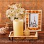 Imagem de Vela Pilar Essencial Led Off White 5x5cm - Home Style