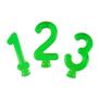 Imagem de Vela Verde Neon  - 01 Unidade - Festcolor - Rizzo Número:3