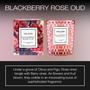 Imagem de Vela Voluspa BlackBerry Rose Oud - 192ml - 40 Horas de Queima