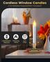 Imagem de Velas de Janela SURAIELEC com Temporizador - Pacote com 4 Velas - A Pilha