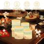 Imagem de Velas de LED NETILGEN com Design de Estrelas do Mar e Conchas - 4 Unidades