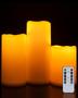 Imagem de Velas Sem Chama Homemory à Prova D'Água com Controle Remoto e Timer - Kit com 3