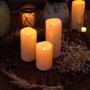 Imagem de Velas Sem Chama Homemory à Prova D'Água com Controle Remoto e Timer - Kit com 3