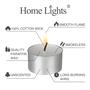 Imagem de Velas Tealight Home Lights, 200 pacotes de 6 a 7 horas de tempo de queima