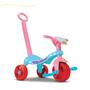 Imagem de Velotrol desenho de boneca triciclo andador de tres rodas motinha infantil motoquinha motinha haste