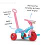Imagem de Velotrol feminino triciclo infantil motinha de plastico velocipede andador com haste empurradora mot