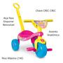 Imagem de Velotrol Infantil Triciclo C/ Haste Princesa Judy Samba Toys