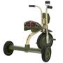 Imagem de Velotrol Triciclo Bicicleta Infantil Ultra Bikes Military Boy Verde Com Number Plate Oferta