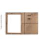 Imagem de Veneziana 3 Folhas de Correr C/Grade 1.00 X 1.50 Aluminio Branco Linha Modular - Hale