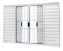 Veneziana 6 Folhas c/Grade - Alumínio Branco - Linha 18 Modular - Jaguar Esquadrias Imagem de Veneziana 6 Folhas c/Grade - Alumínio Branco - Linha 18 Modular