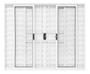 Veneziana 6 Folhas c/Grade - Alumínio Branco - Linha 18 Modular - Jaguar Esquadrias Imagem de Veneziana 6 Folhas c/Grade - Alumínio Branco - Linha 18 Modular