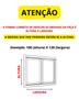Imagem de Veneziana 6 folhas com grade linha modular alumínio branco