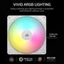 Imagem de Ventilador Corsair RS140 ARGB PWM 140mm - Pacote Duplo com Daisy-Chain - Branco