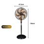 Imagem de Ventilador de Coluna 126W Ventimais 40cm Preto e Bronze 110v