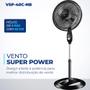 Imagem de Ventilador de coluna 40 cm 6 pás Super Power - VSP-40C-NB - Mondial