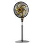 Imagem de Ventilador de Coluna Mallory 40cm Air Timer TS+, 6 Pás, Preto/Dourado - 220V