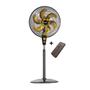 Imagem de Ventilador de coluna Mallory Air Timer TS+ Preto/Dourado - Com controle remoto