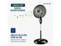 Imagem de Ventilador de Coluna Mondial VSP-40C Super Power - com 3 Velocidades, Modo Silencioso, Preto/Prata