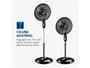 Imagem de Ventilador de Coluna Mondial VSP-40C Super Power - com 3 Velocidades, Modo Silencioso, Preto/Prata