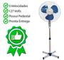 Imagem de Ventilador de Coluna Turbo Silencioso Pedestal 130cm Potente 3 Velocidades 110v 