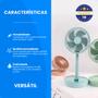 Imagem de Ventilador De Mão Portátil Bateria Recarregável USB Retrátil