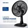 Imagem de Ventilador de Mesa 30cm Mondial Super Power VSP-30-B 6 Pás 3 Velocidades Preto - 110v