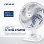 Imagem de Ventilador de Mesa 40cm Super Power 140w 220v Vsp-40-w Mondial Branco/Azul