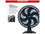 Imagem de Ventilador de Mesa Arno Air Force VA46 40cm 6 Pás 3 Velocidades Preto e Azul Escuro 2720018896