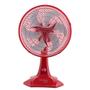 Imagem de Ventilador de Mesa Britânia Protect Six, 30cm, 6 Pás, 3 Vel, Vermelho - 110V