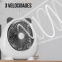 Imagem de Ventilador De Mesa Gatinho Recarregável Silencioso FS7-21