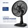 Imagem de Ventilador de Mesa Mondial 30cm VSP-30 Super Power 6 Pás 3 Velocidades