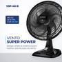 Imagem de Ventilador de Mesa Mondial 40cm Super Power 6 Pás 3 Velocidades Preto