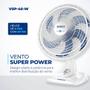 Imagem de  Ventilador de Mesa Mondial 40cm Super Power 6 pás Turbo VSP40 Branco