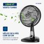 Imagem de Ventilador de Mesa Mondial 6 pás Turbo VT-30-NB