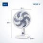 Imagem de Ventilador de Mesa Mondial 6 pás VSP-30-W - 220V