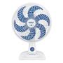 Imagem de Ventilador De Mesa Mondial Super Power 6 Pás 60W 30Cm Branco e Azul Escuro VSP-30-W - 127V