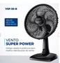 Imagem de Ventilador de Mesa Mondial Super Power VSP-30-b 6 Pás 110V