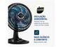 Imagem de Ventilador de Mesa Mondial Super Turbo VTX-40-Crystal 40cm 8 Pás 3 Velocidades Preto e Azul